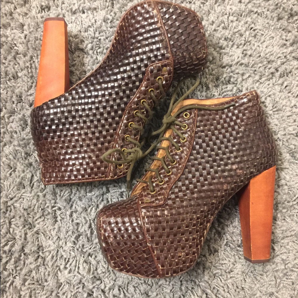 Jeffrey Campbell Basket Weave Lita